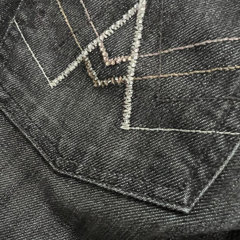 EUC 7-for-all-mankind Women's Brown and Grey Jeans - Picture 10 of 14